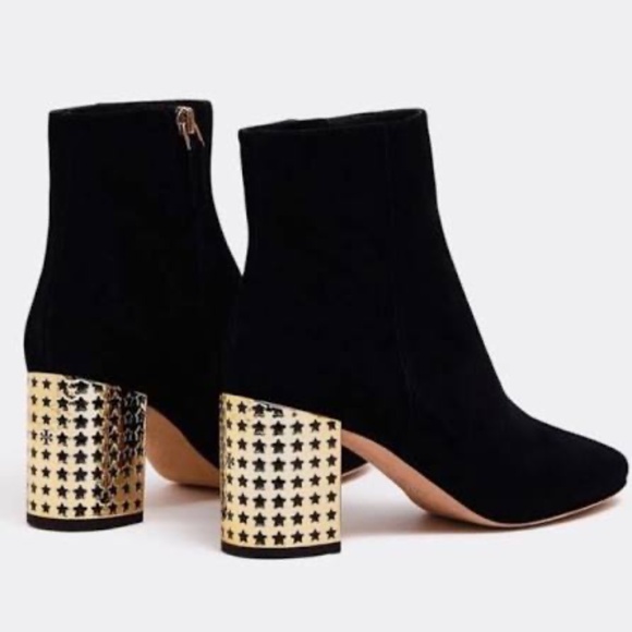 Tory Burch Star Cutout Olympia Suede Booties - Picture 4 of 4